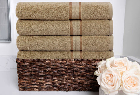 COTTON CRAFT towels hanging linen, ready for daily spa-like use