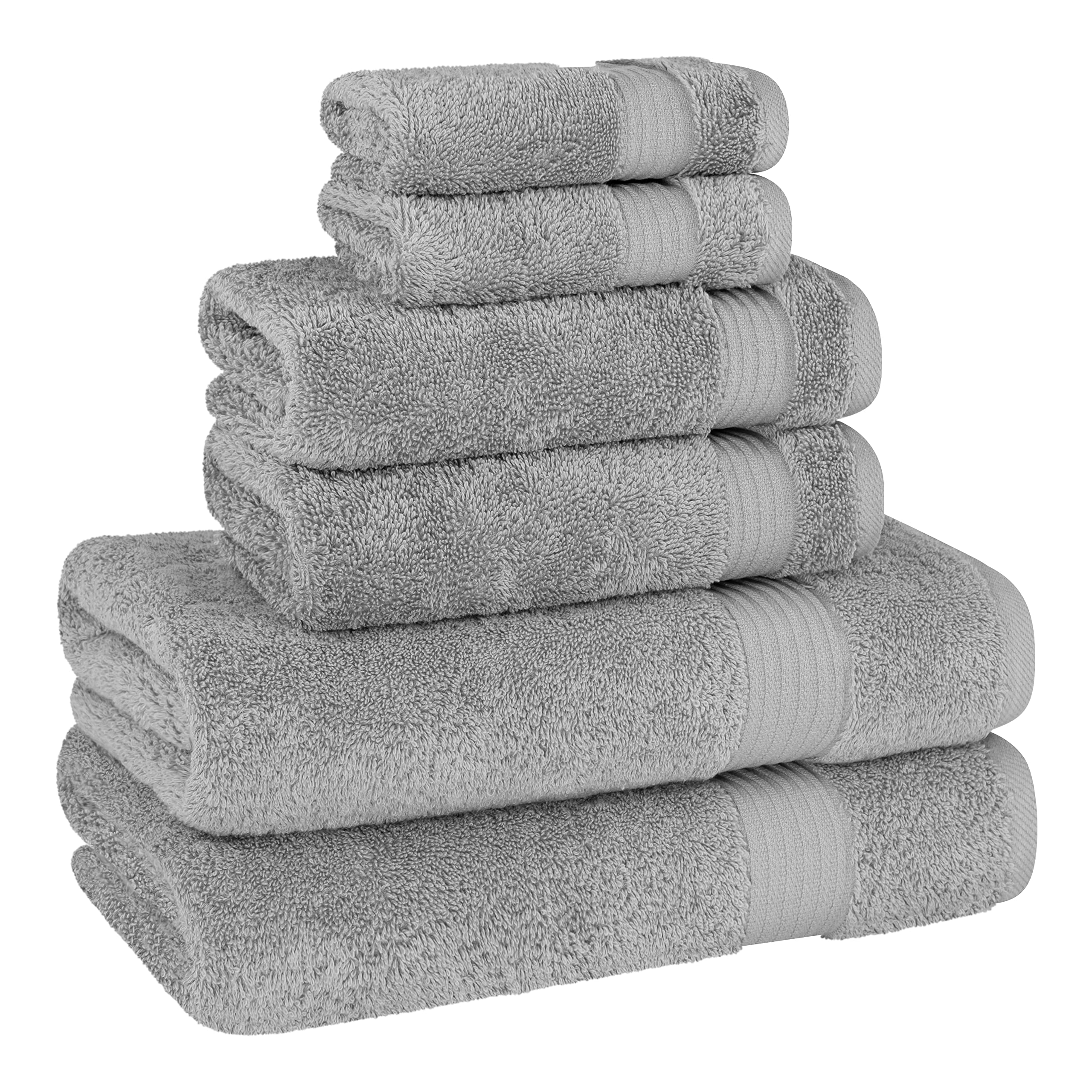 Cotton Paradise gray folded display shows compact storage and guest readiness.