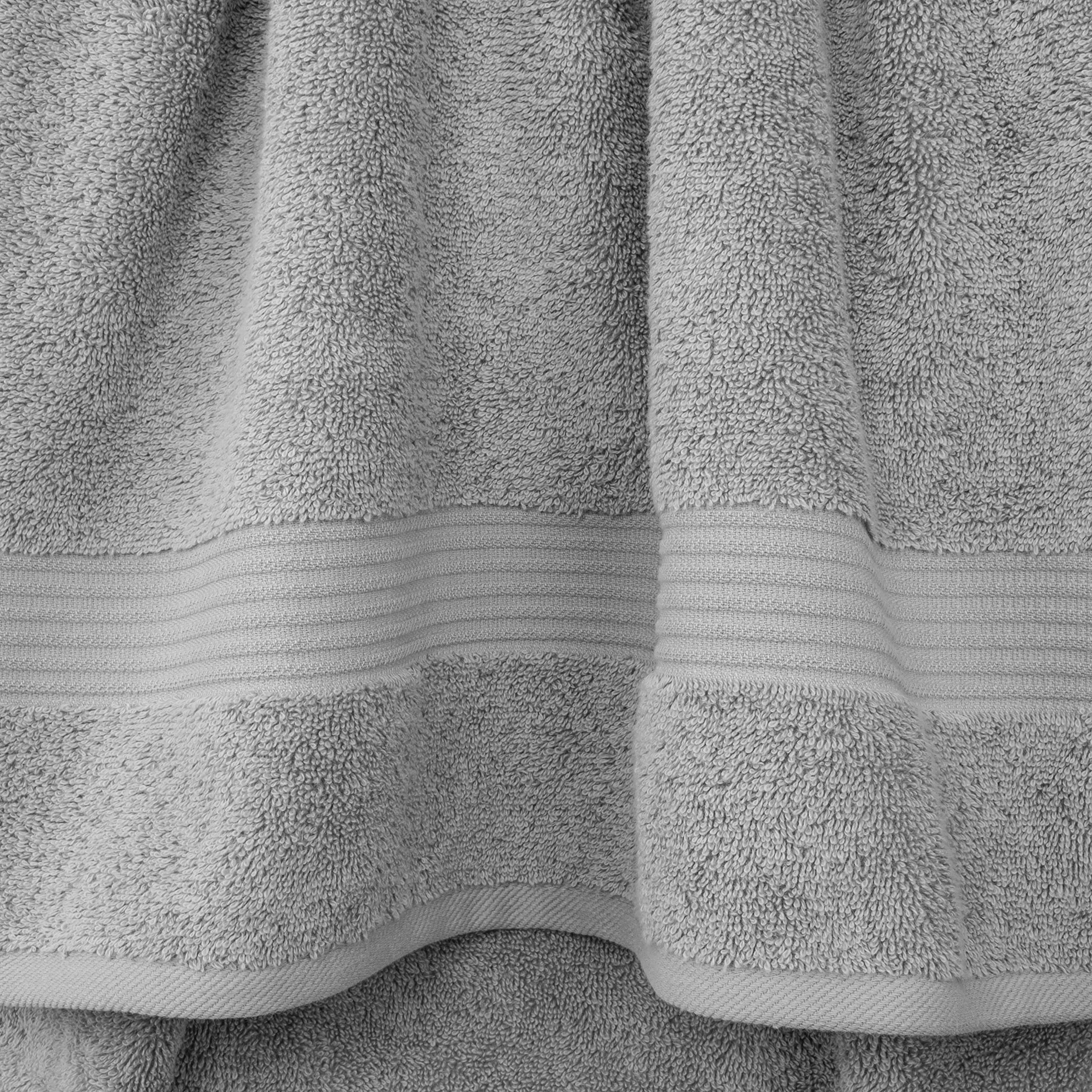 Cotton Paradise gray washcloths deliver gentle absorbency for daily routines.