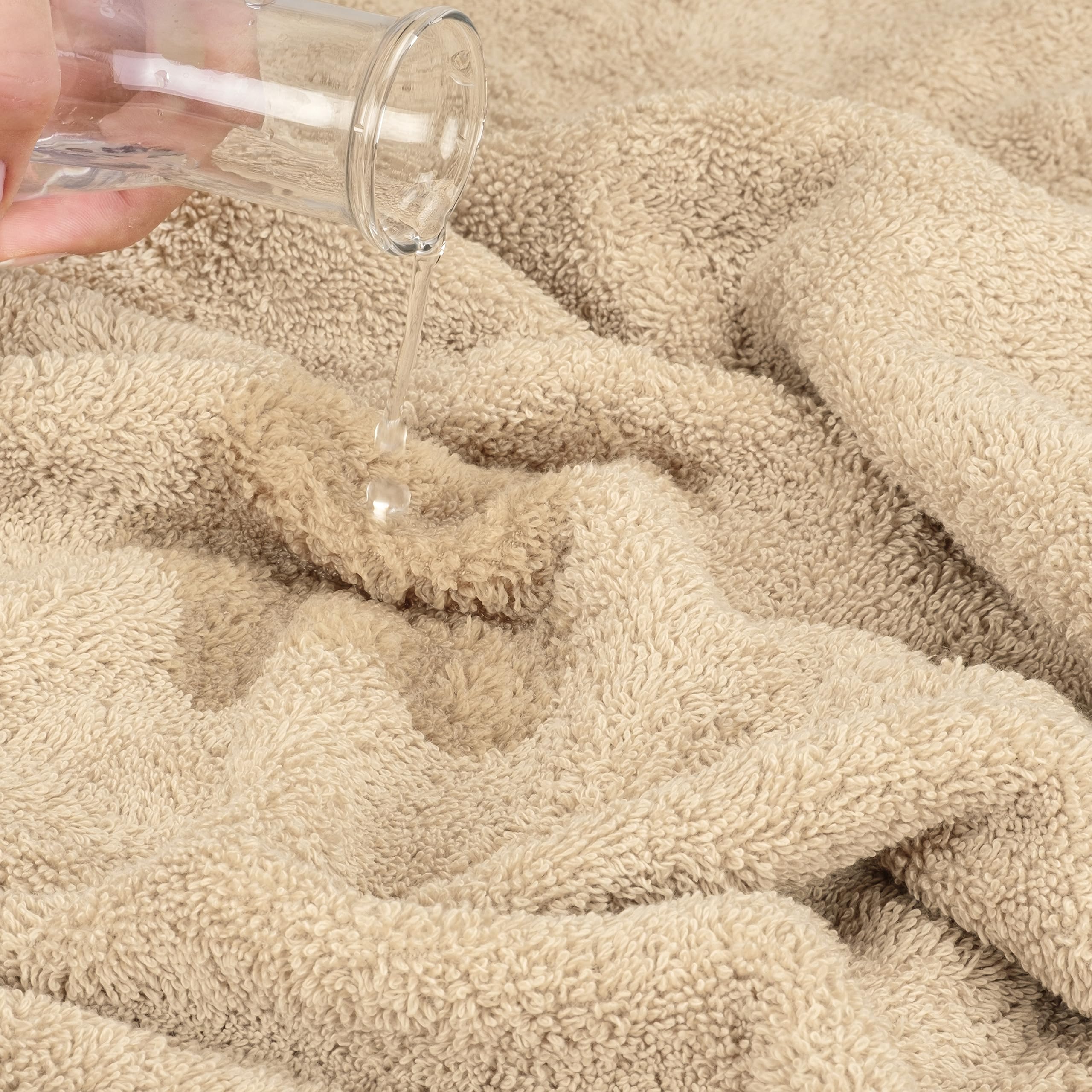 Cotton Paradise towel set is OEKO-TEX certified for safe family use.