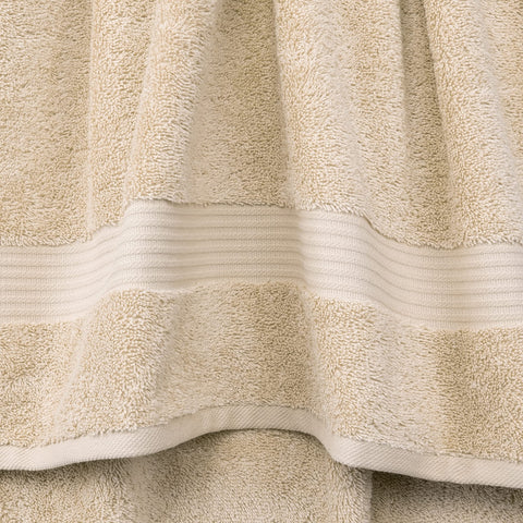 Cotton Paradise ringspun cotton towels boost absorbency for quick drying.