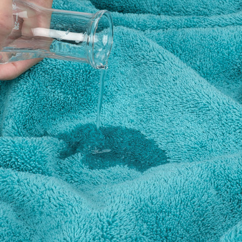 Cotton Paradise ringspun cotton close-up emphasizes softness and absorbency.