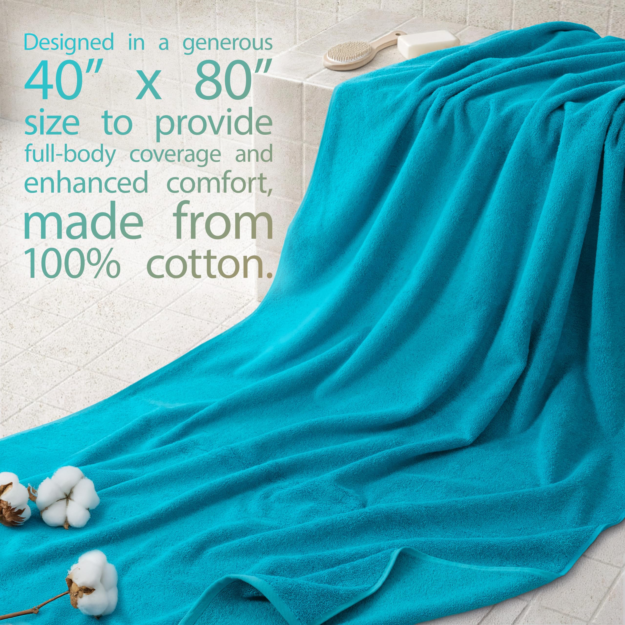 Cotton Paradise ringspun cotton close-up showing absorbent fabric.