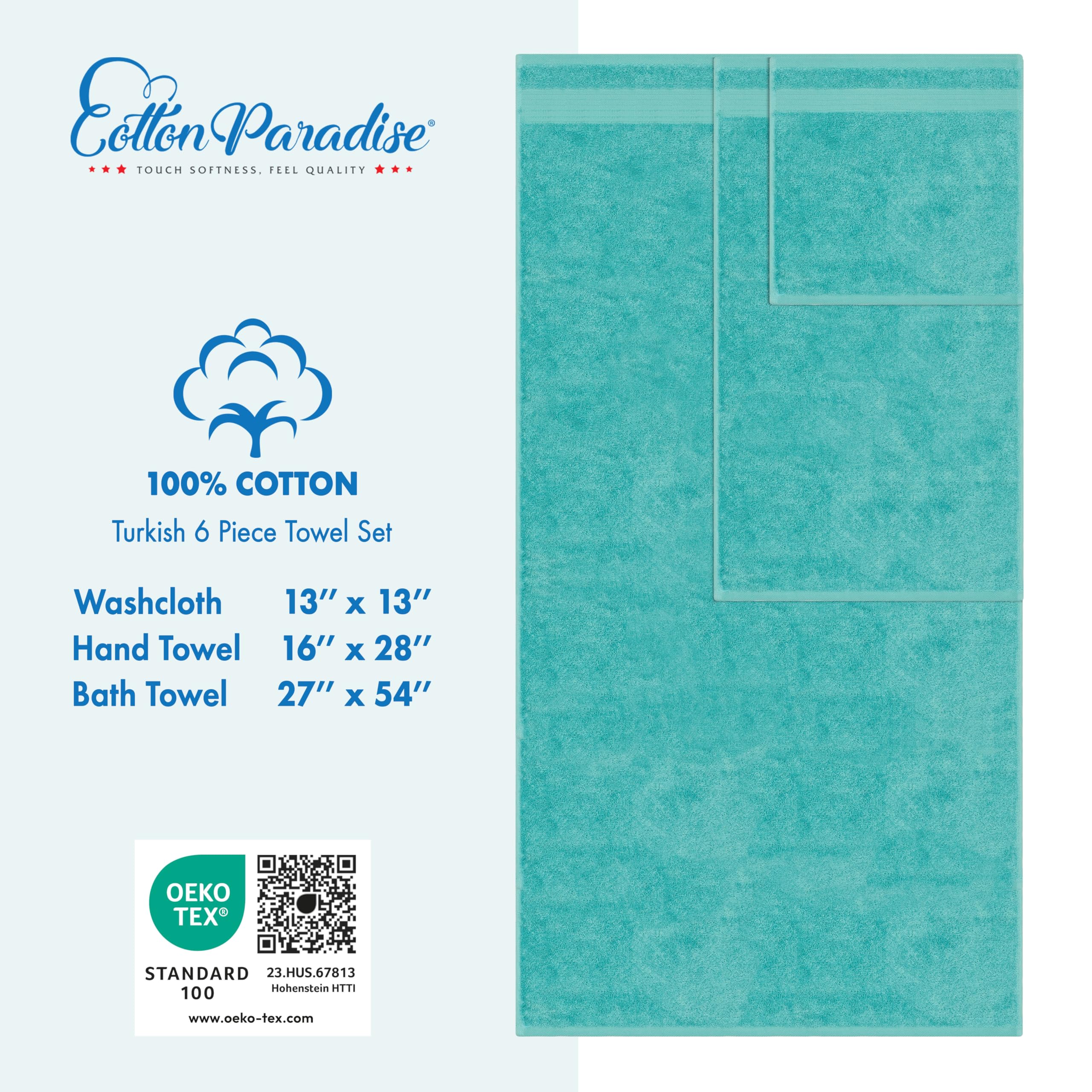 Cotton Paradise 600gsm towels feel ultra-soft while remaining light and wrap-ready after bathing.