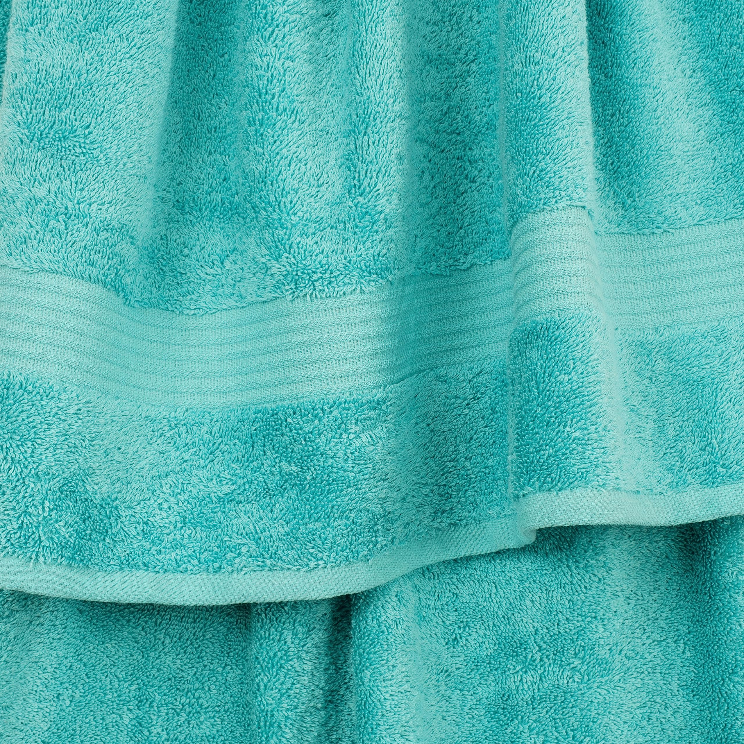 Cotton Paradise washcloths turquoise deliver soft texture and quick-dry performance for showers.