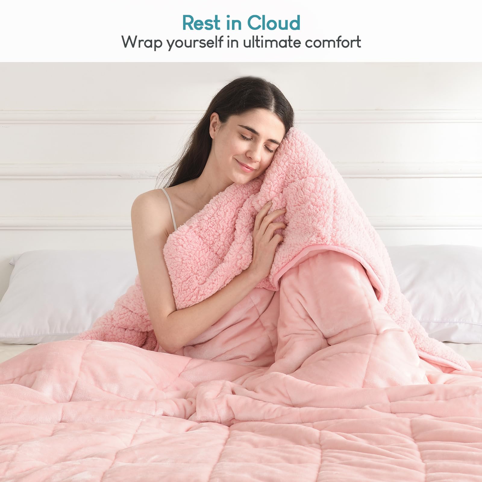 Cottonblue weighted blanket packaging box for gifting and easy storage