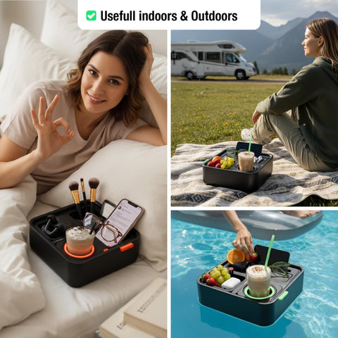 CouchConsole Original Tray USB-C port enables easy device charging.