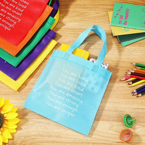 Coume 8x8 inch tote bags designed for easy carrying and reuse