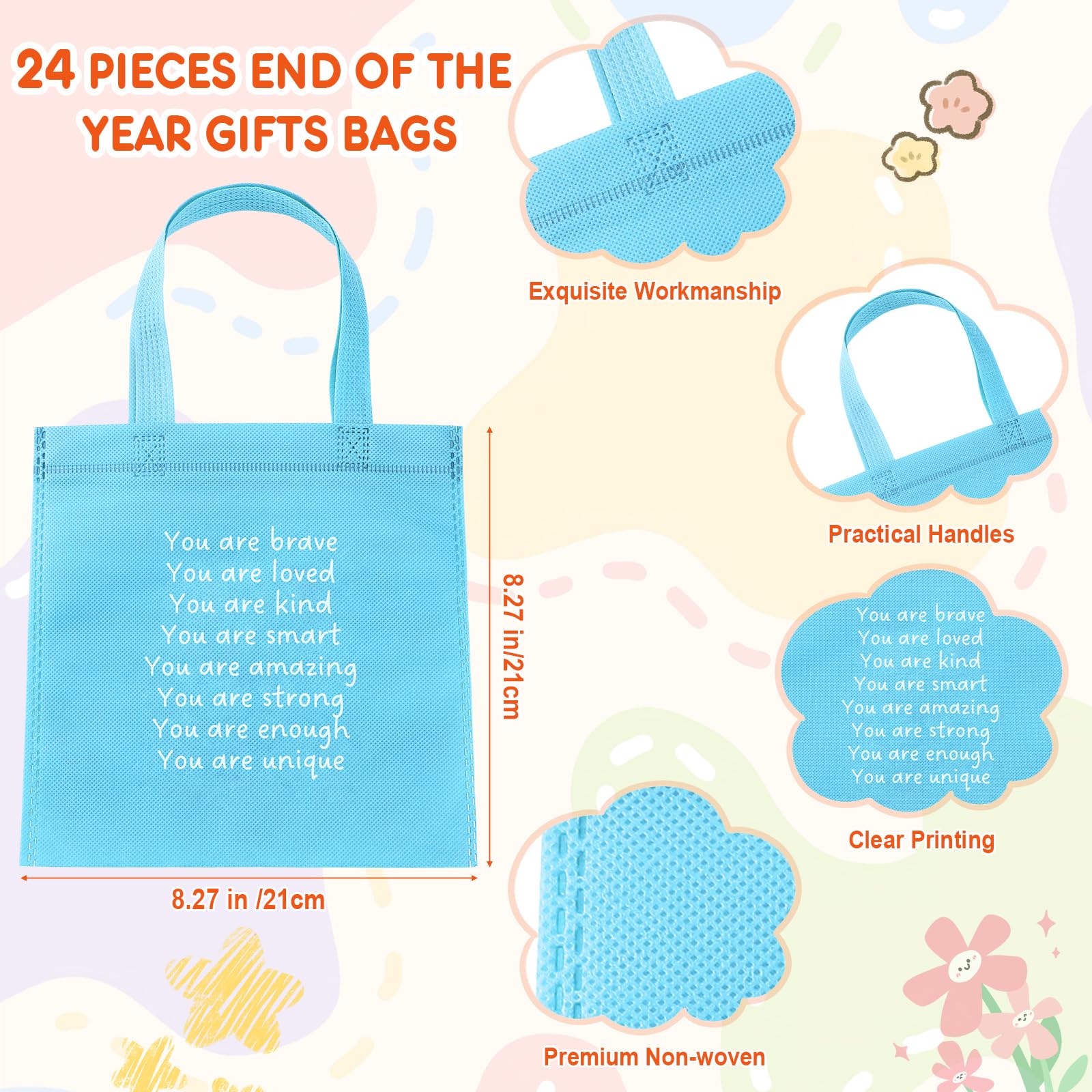 Coume rainbow-inspired bags highlighting inspirational messages for students