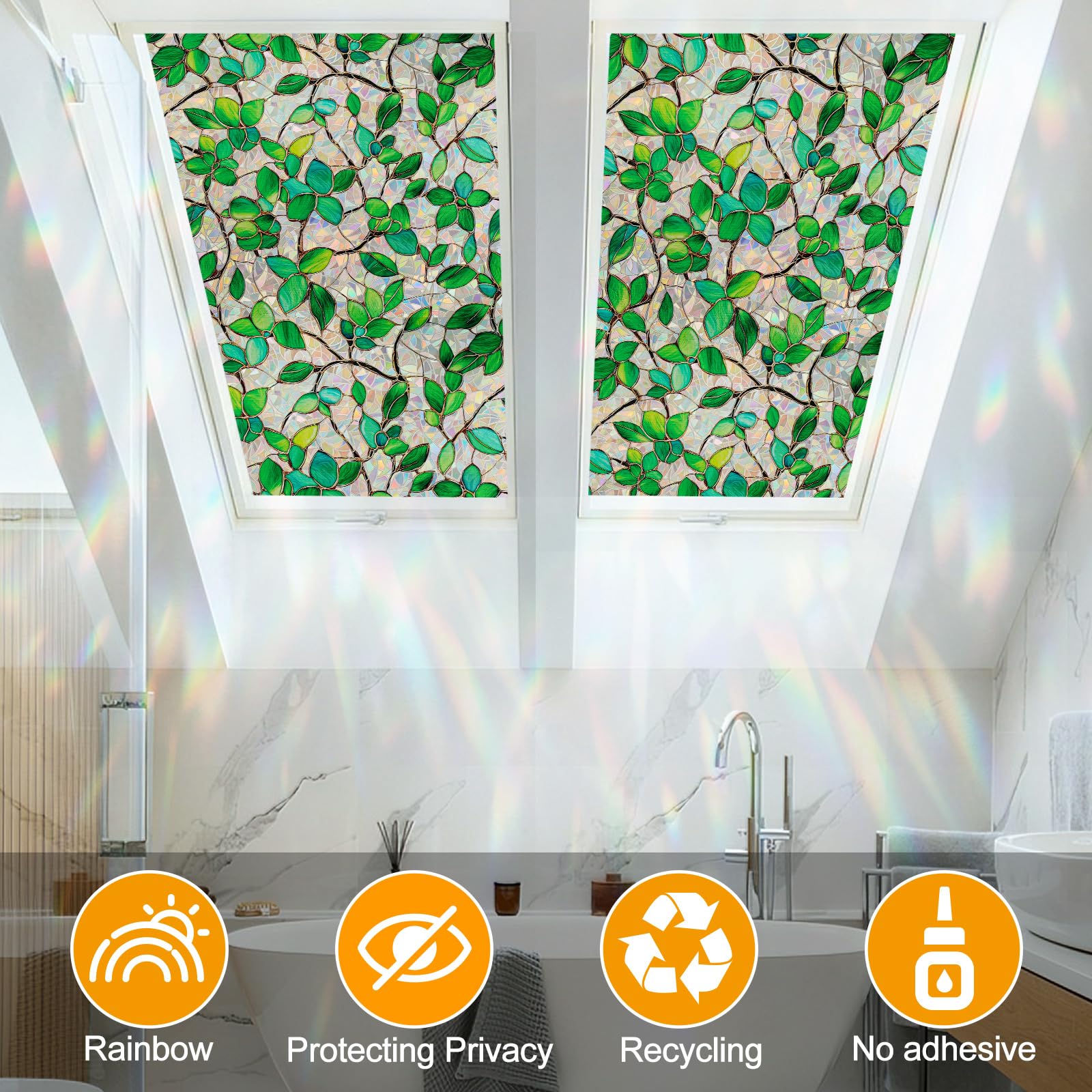 COUNTEWOL decorative green pattern adds a fresh vibe.