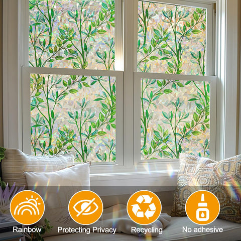 COUNTEWOL Easy-peel removable window film leaves no residue