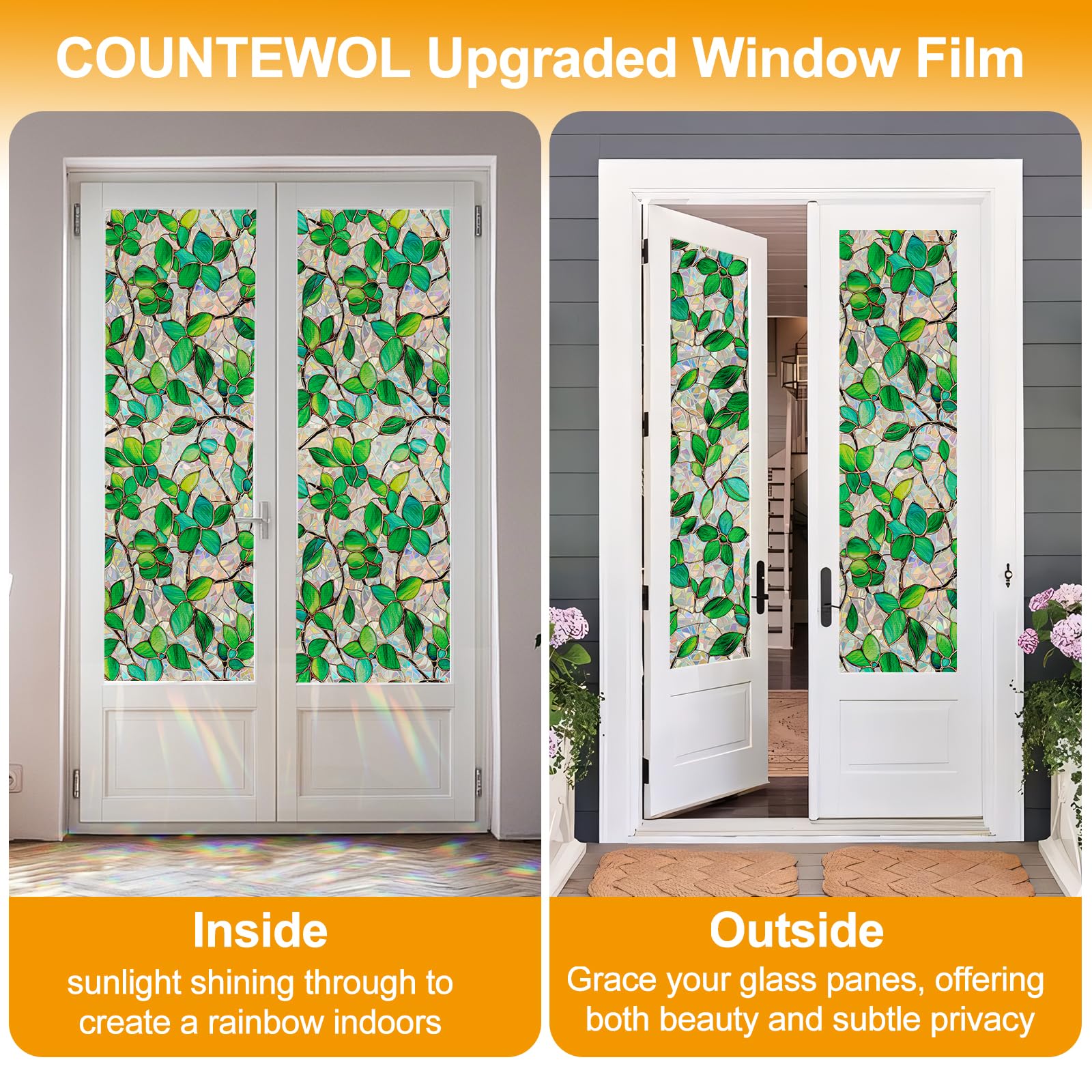 COUNTEWOL removable reusable film leaves no residue.