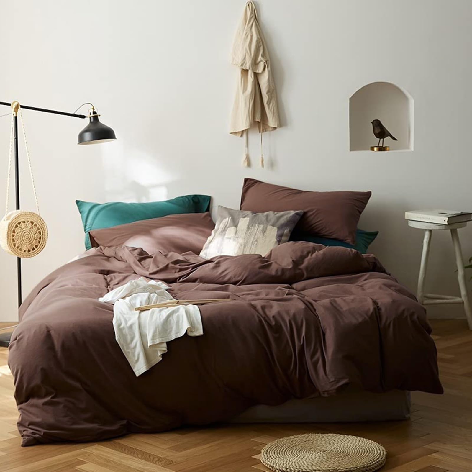 CoutureBridal pillowcases 20x30 in mocha color for restful nights
