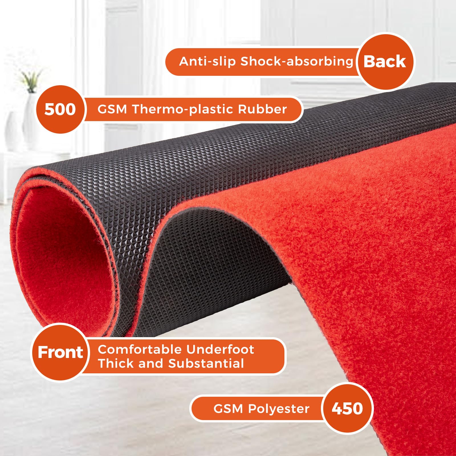 Couzssyhi red carpet runner 3x20 creates a dramatic aisle for weddings