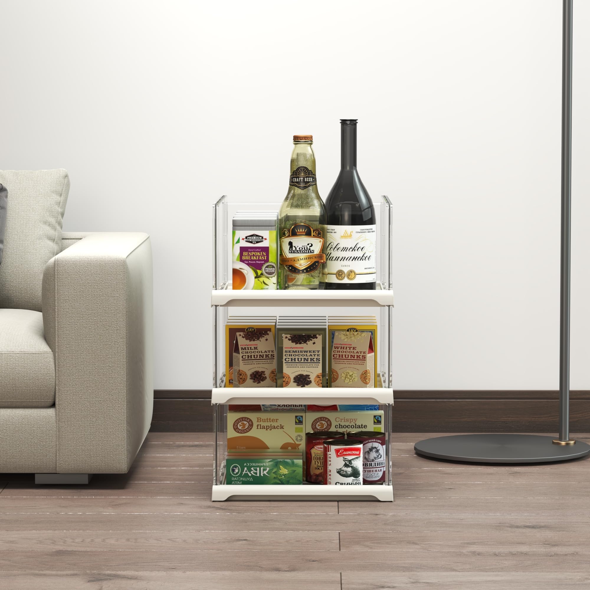 Covetree durable PP plastic construction ensures long-lasting, everyday closet organization.