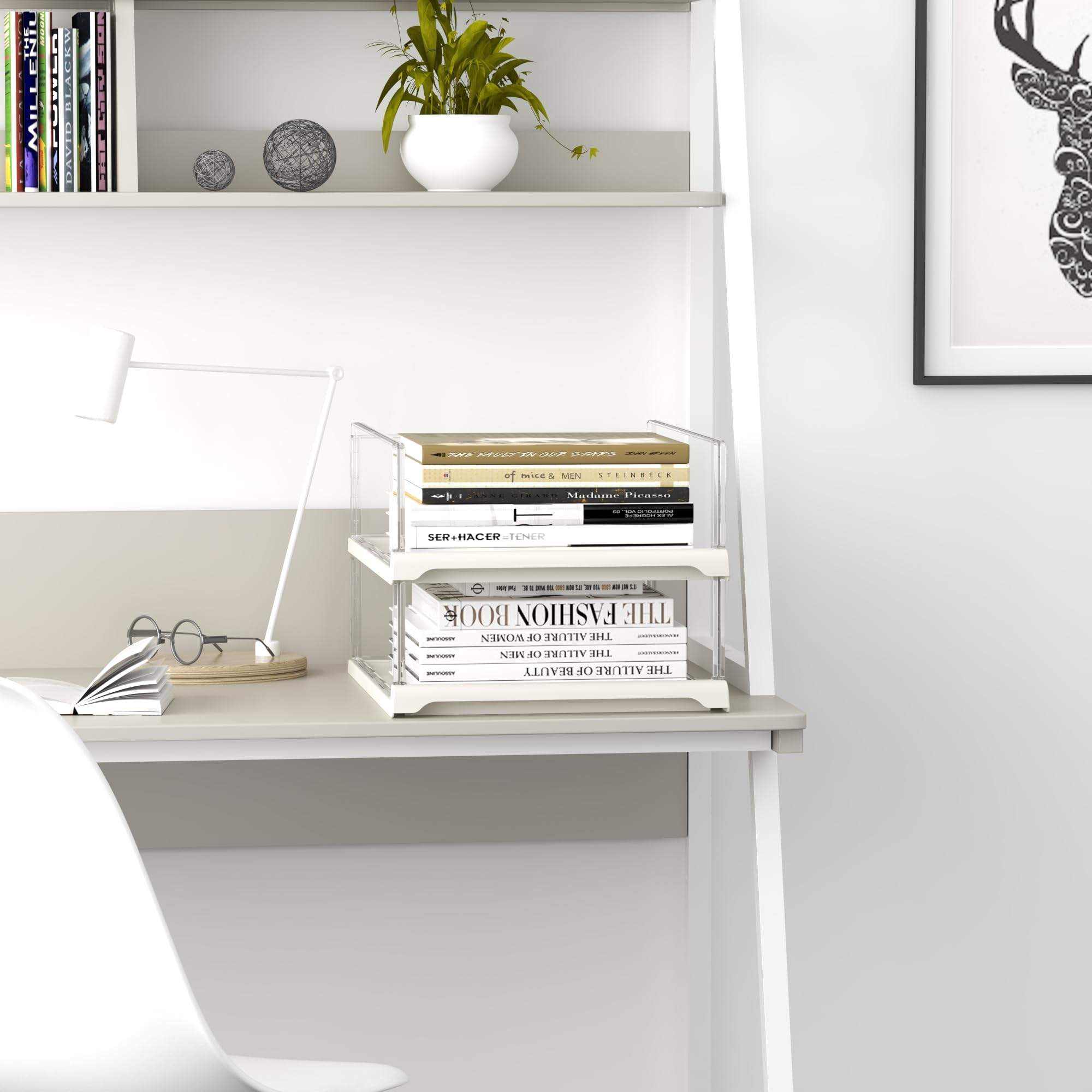 Covetree easy assembly and stacking supports flexible, space-saving storage.
