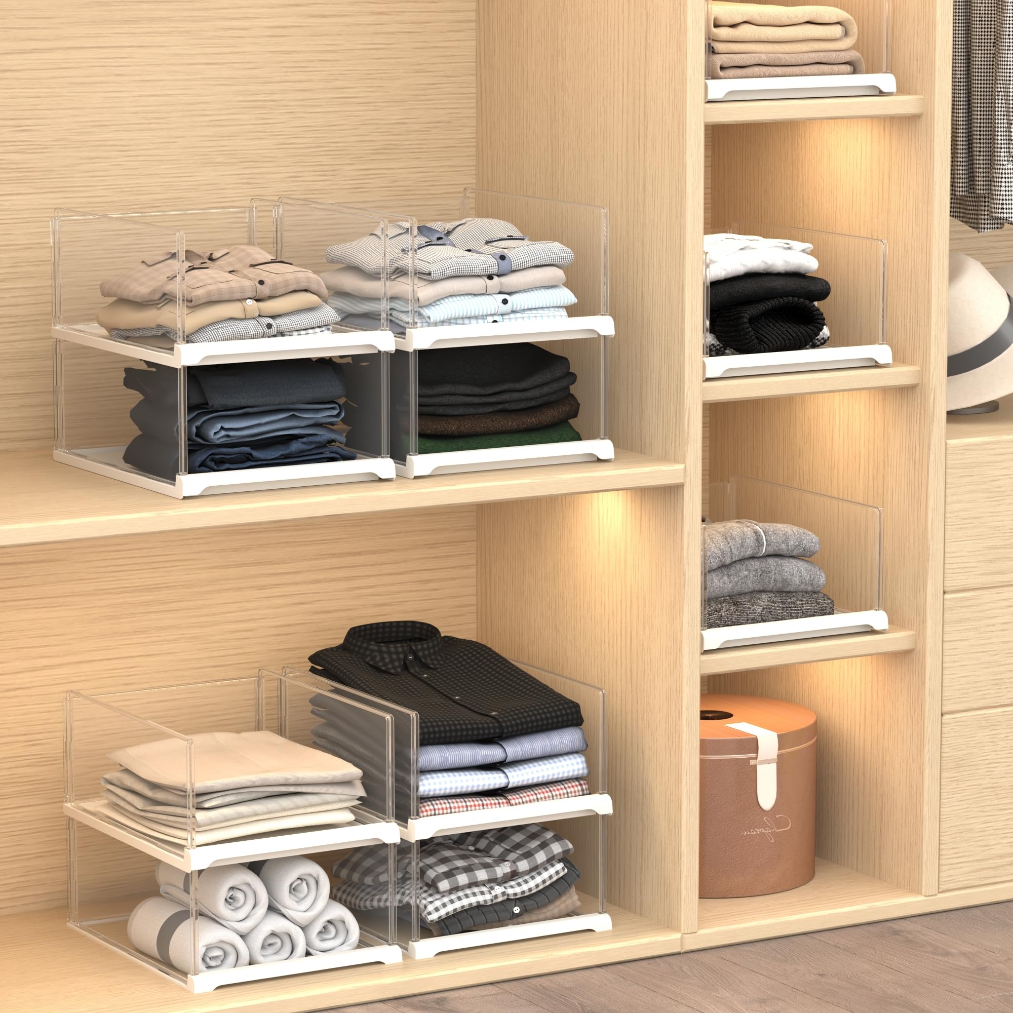 Covetree versatile storage for closet, bathroom, kitchen, and office spaces.