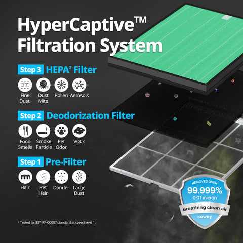 Coway Airmega 150 filter packaging with two-piece replacement kit.
