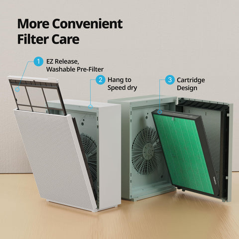 Coway Airmega 230/240 odor reduction visualization in action.