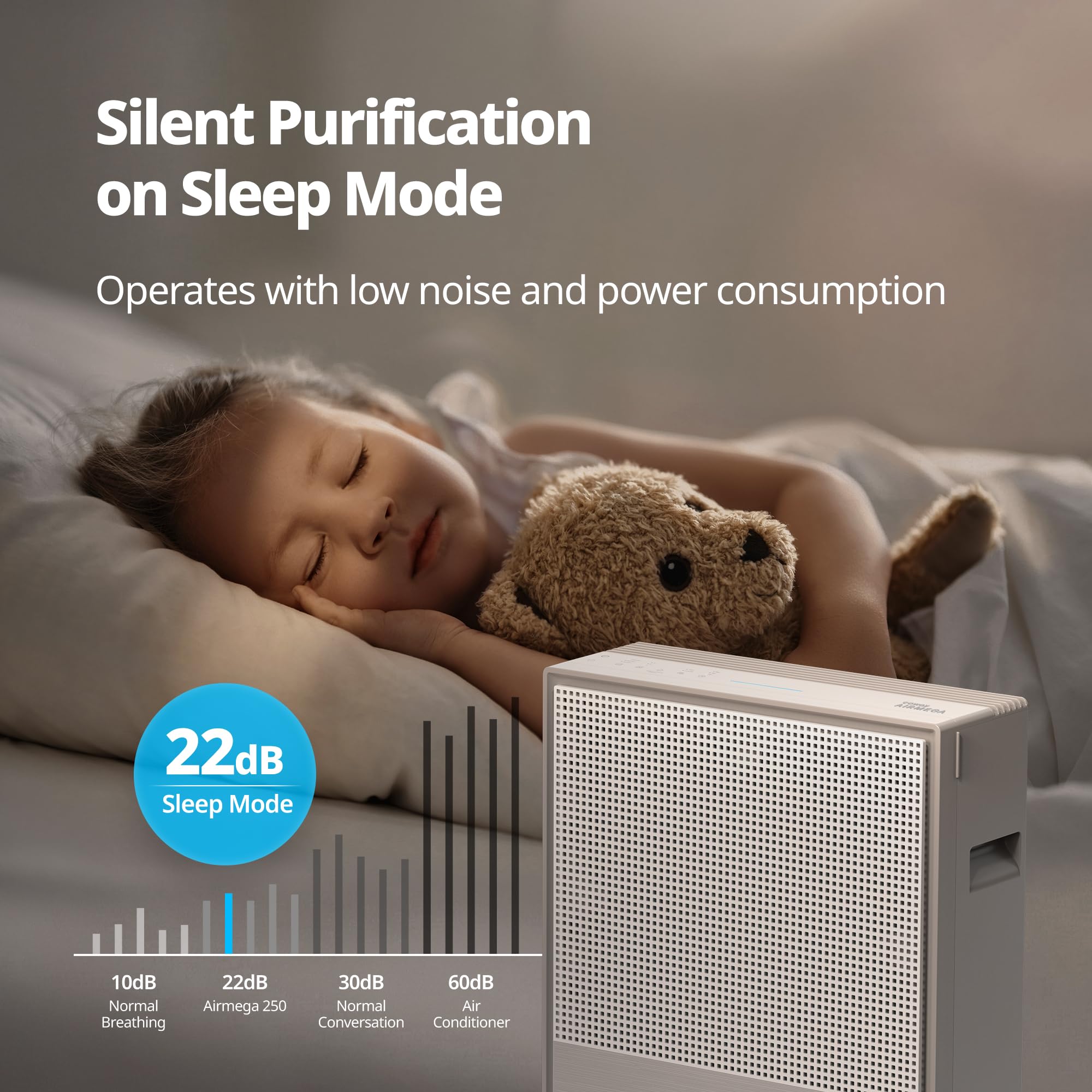 Coway Airmega 250 activated carbon filter reduces odors