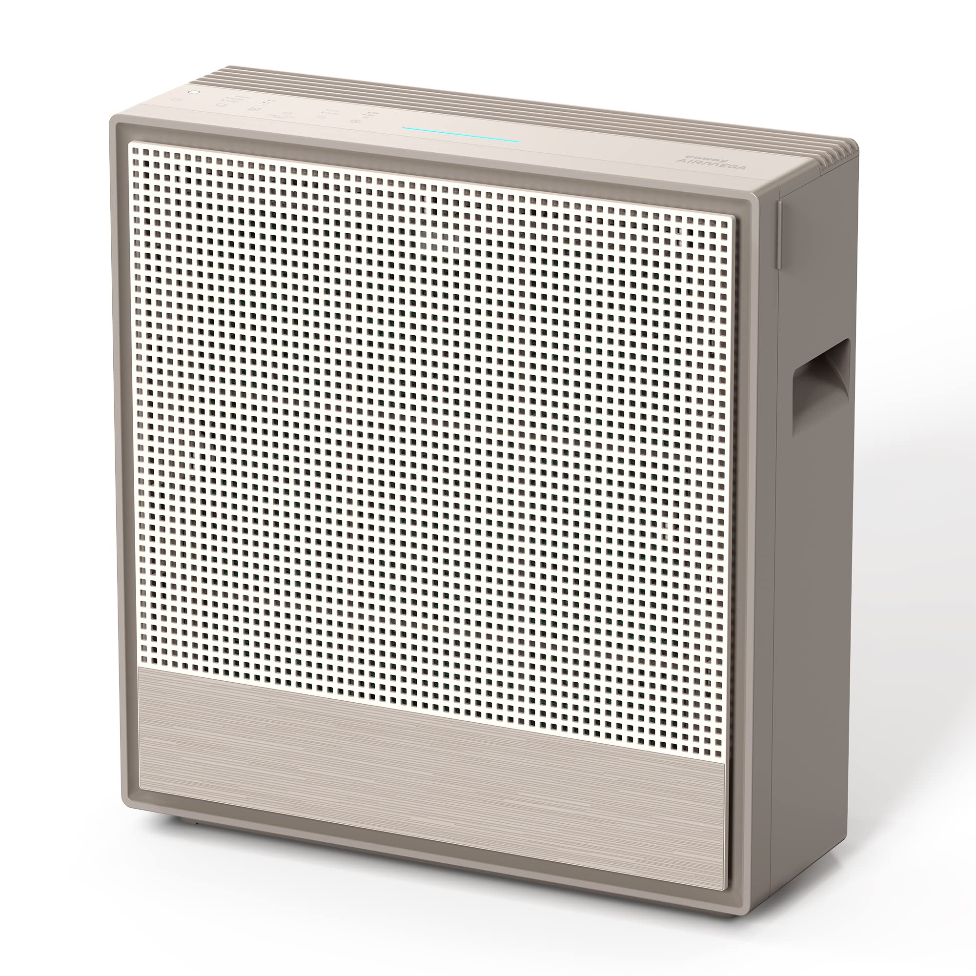Coway Airmega 250 front view shows compact design for living rooms