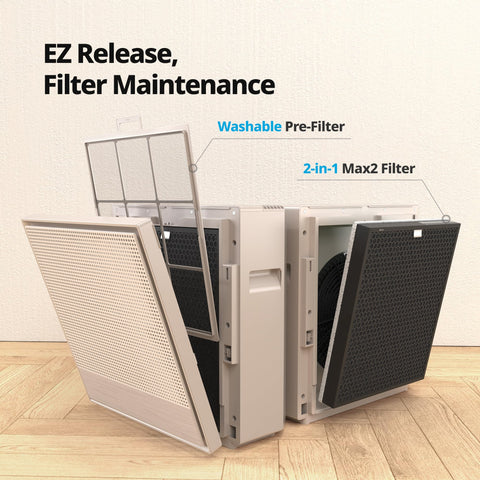 Rapid mode on the Coway Airmega 250S boosts purification when needed.