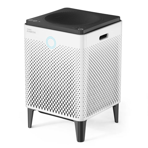 Coway Airmega 400 front view with display for real-time air quality readings