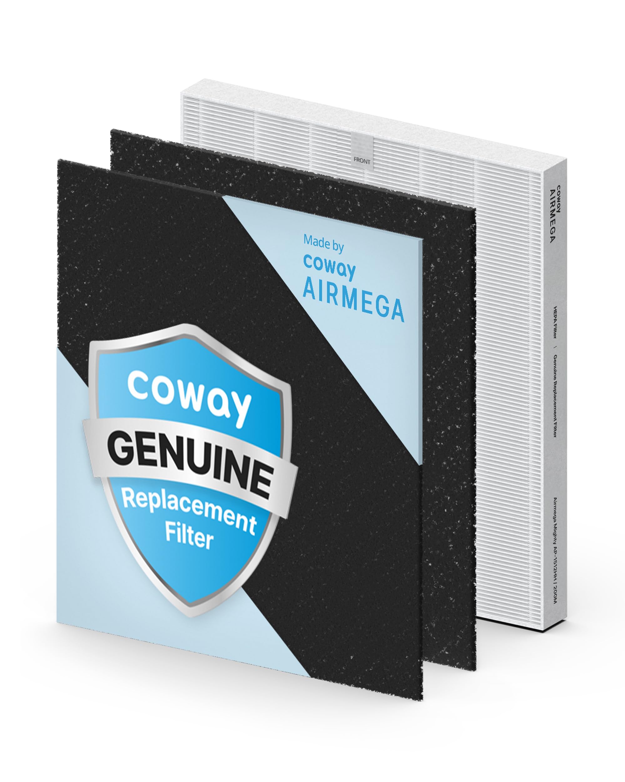Coway Airmega AP-1512HH true HEPA filter captures 99.97% of particles as small as 0.03 microns