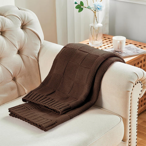 CozeCube cozy living room decor with soft textured throw