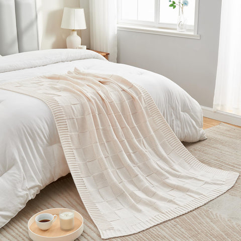 CozeCube easy-care acrylic throw stays soft after machine washing.