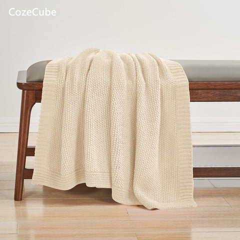 CozeCube soft acrylic yarn texture for breathable warmth without heavy weight.