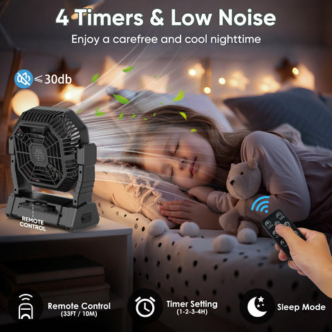 COZII fan remote control for easy adjustments from a distance