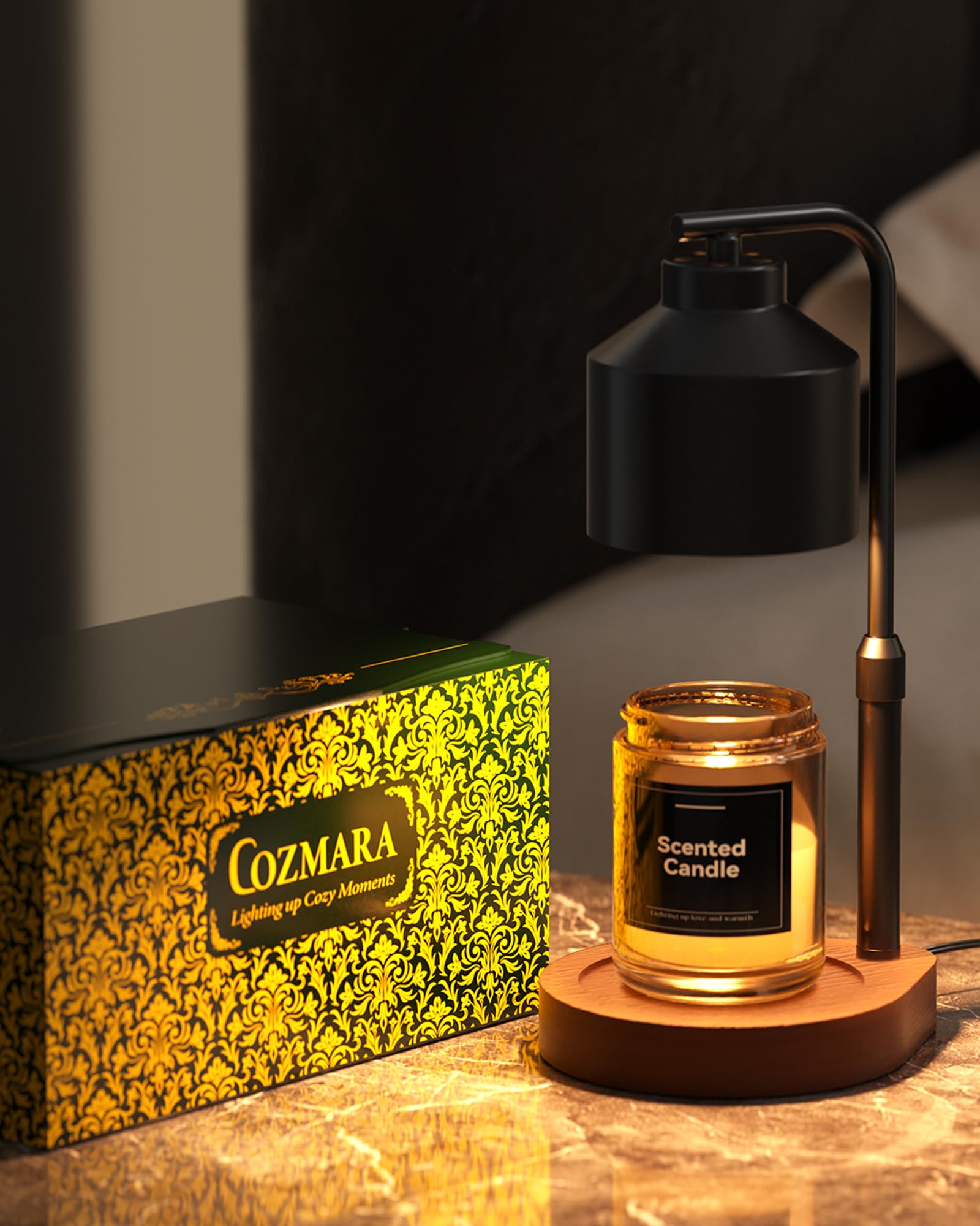 Cozmara dual bulbs provide steady warmth and consistent fragrance release.