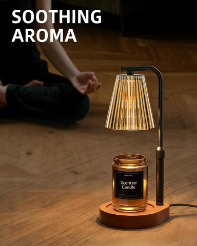 Cozmara Candle Warmer Lamp timer feature supports relaxed evenings with automatic shutoff.