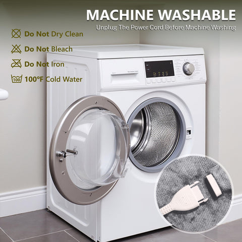 Cozorbt machine-washable blanket ready for simple care