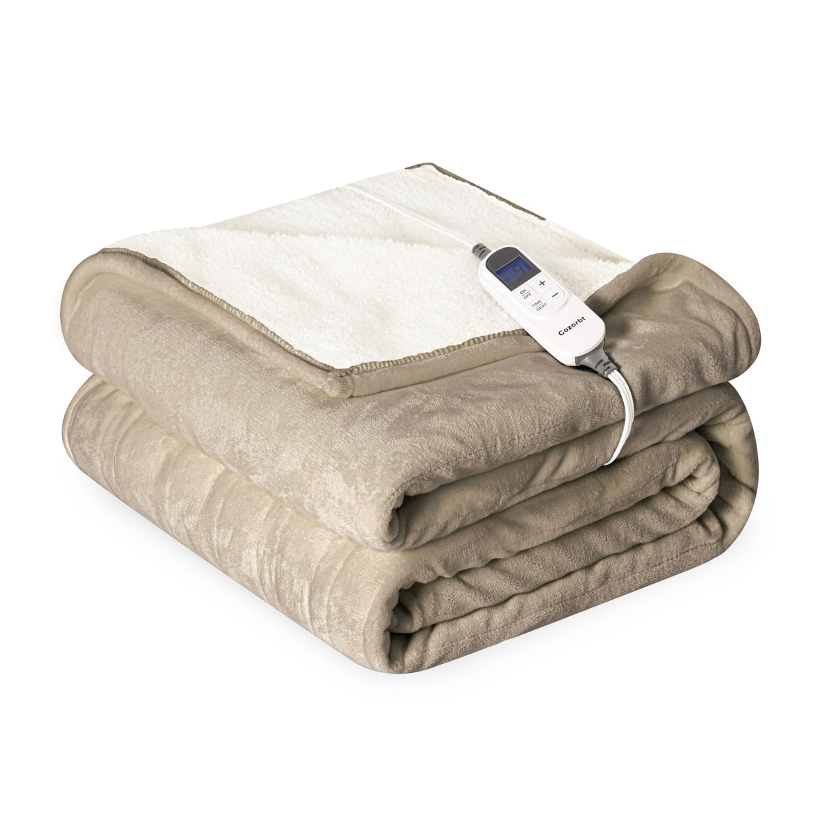 Cozorbt heat blanket control panel for easy temperature adjustments and settings