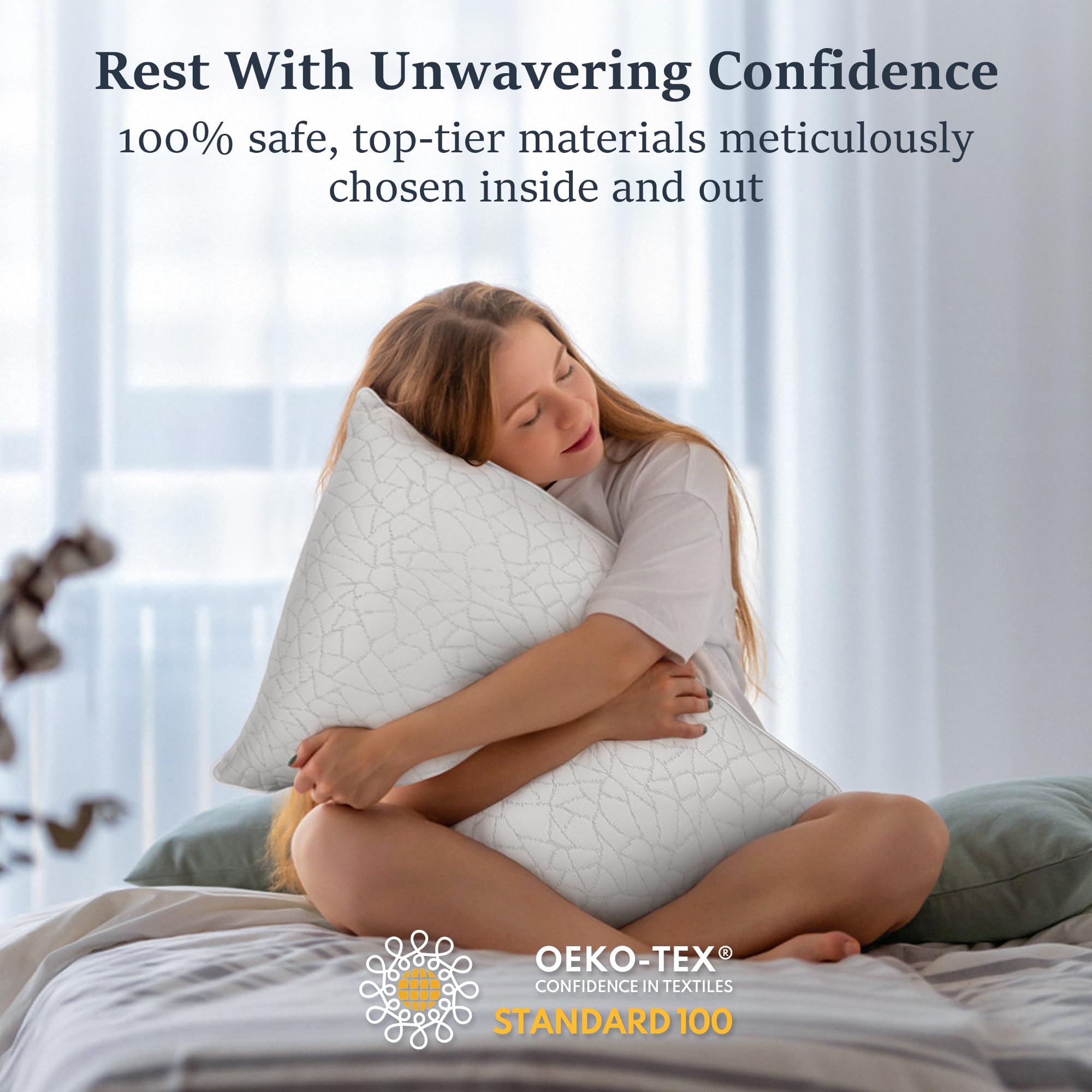 COZSINOOR back and stomach sleepers experience natural airflow and slow rebound.