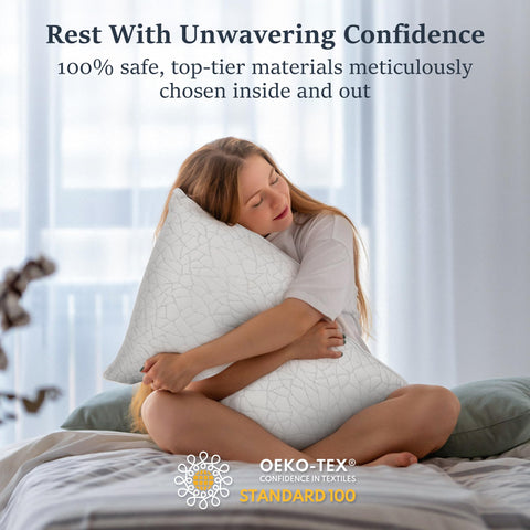COZSINOOR back and stomach sleepers experience natural airflow and slow rebound.