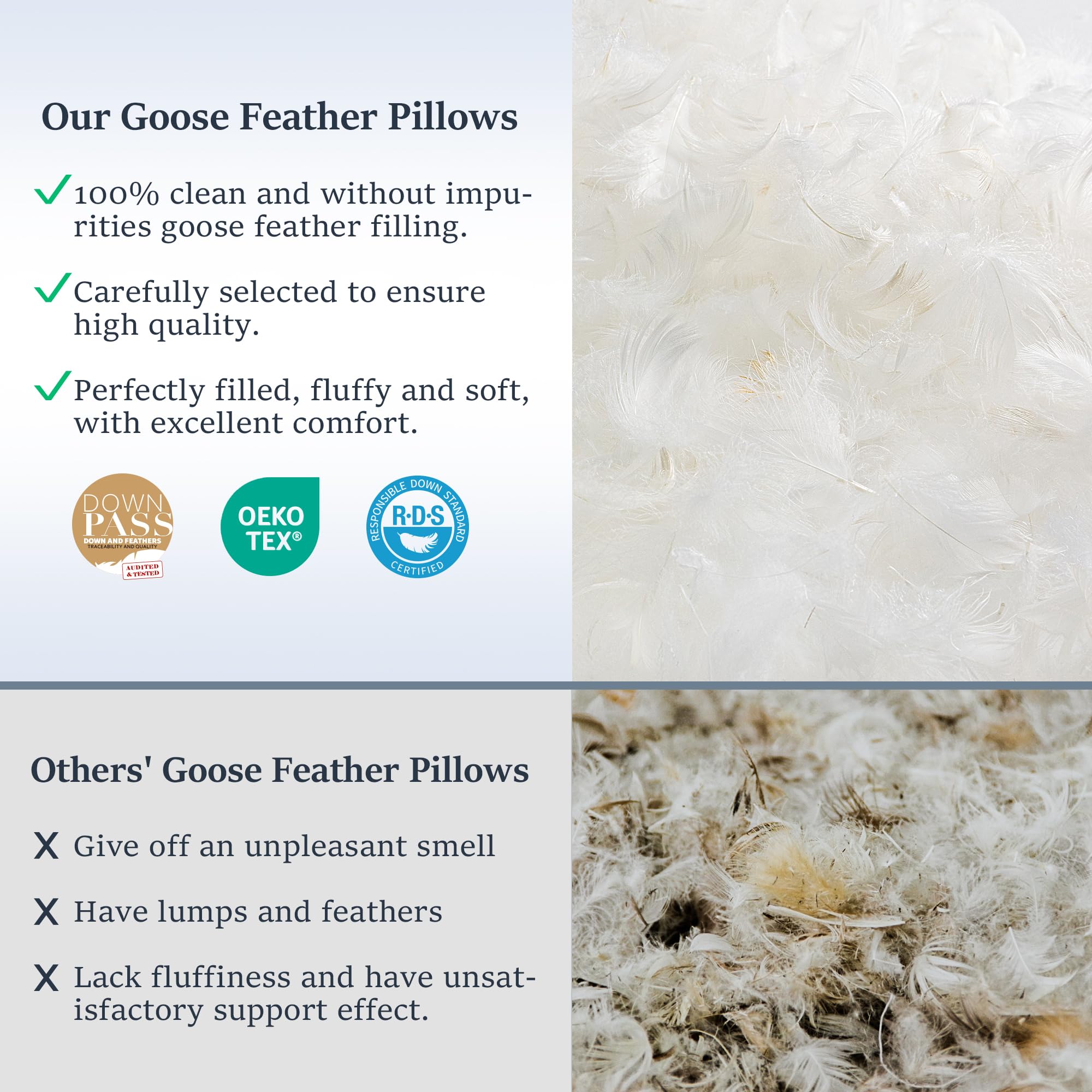 COZSINOOR 1-year warranty pillows make a thoughtful gift