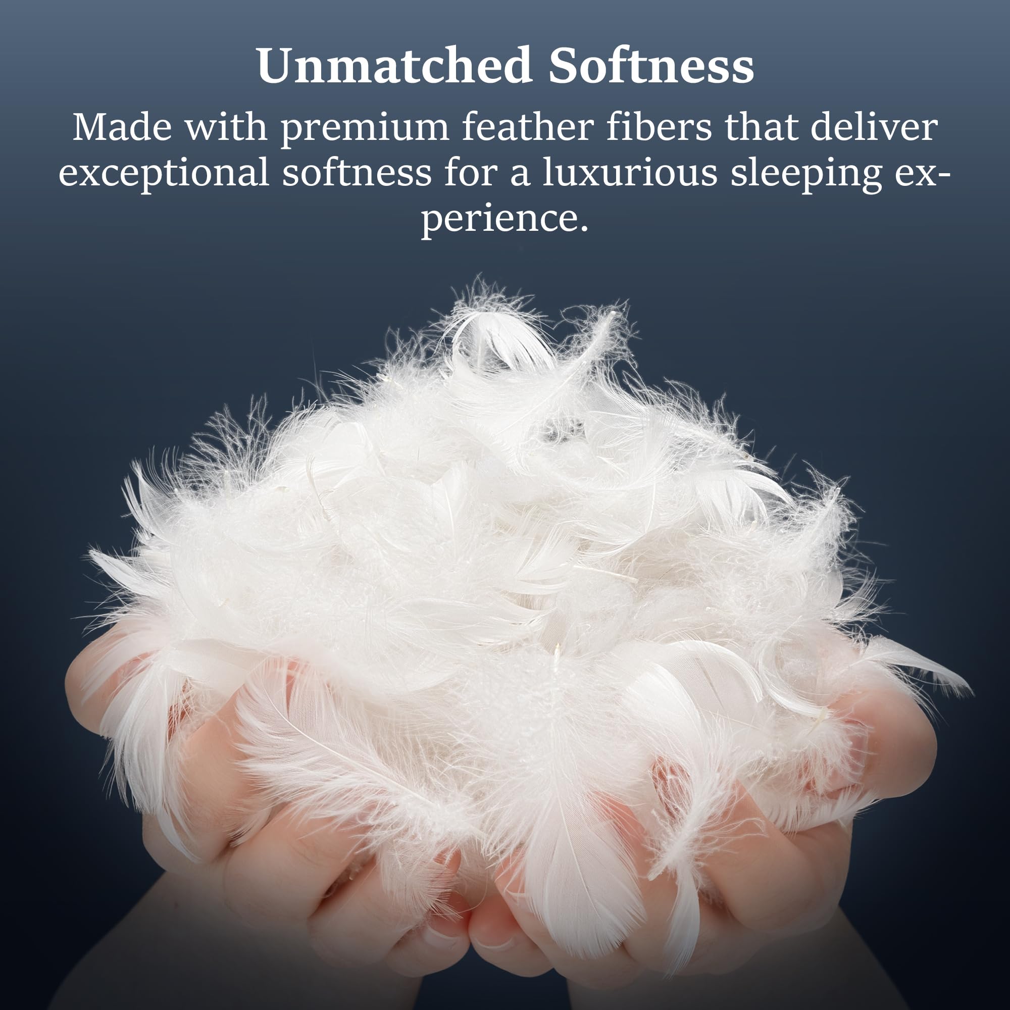COZSINOOR feather-proof barrier keeps feathers in place
