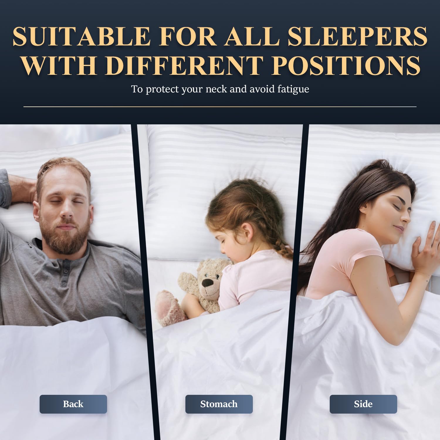 COZSINOOR neck and shoulder support for various sleep positions
