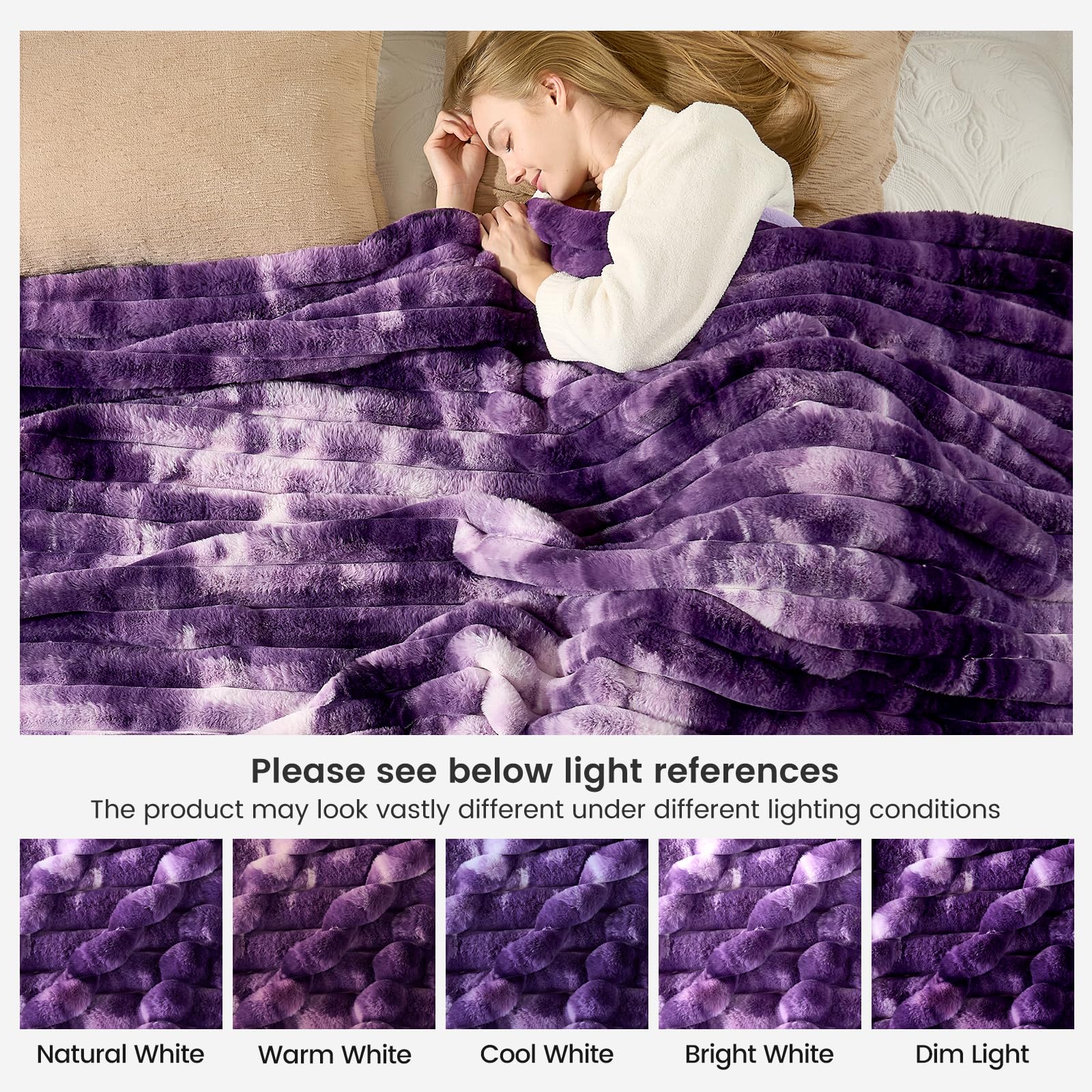 Cozy Bliss 50x60 inch throw is ideal for lounging on sofas.