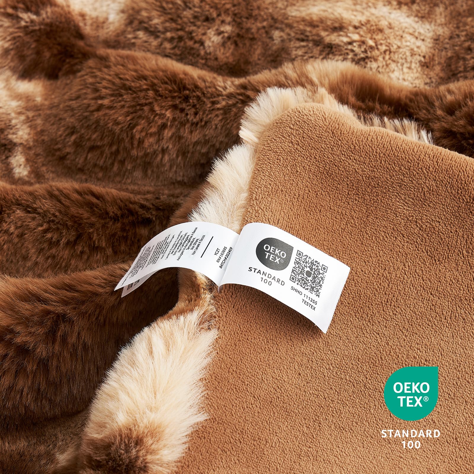 Cozy Bliss anti-fade anti-shed anti-static fabric maintains softness and color