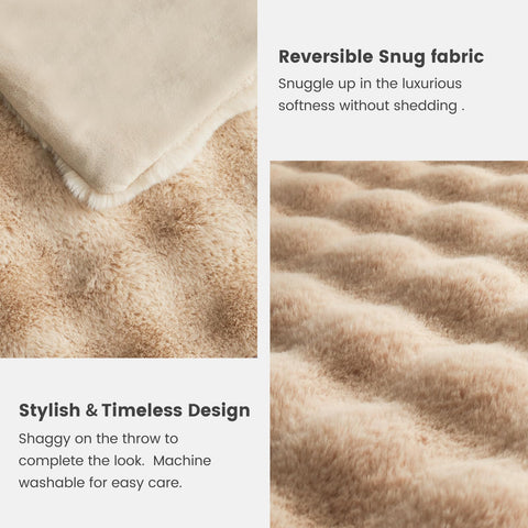 Cozy Bliss anti-shed fabric: keeps fibers contained after washes.