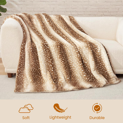 Cozy Bliss bedroom cozy blanket draped on bed for chilly mornings