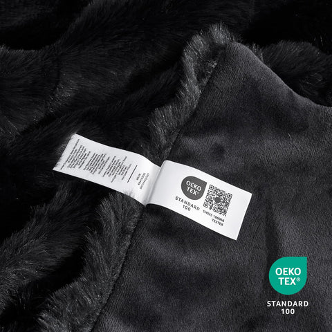 Cozy Bliss bedroom throw adds warmth and style to bed or chair.