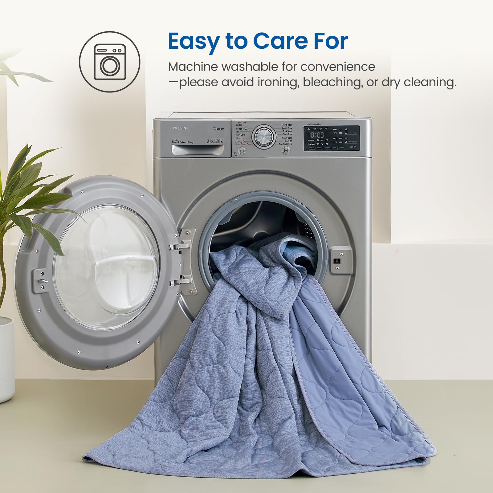 Cozy Bliss soft-touch material close-up highlighting skin-friendly weave