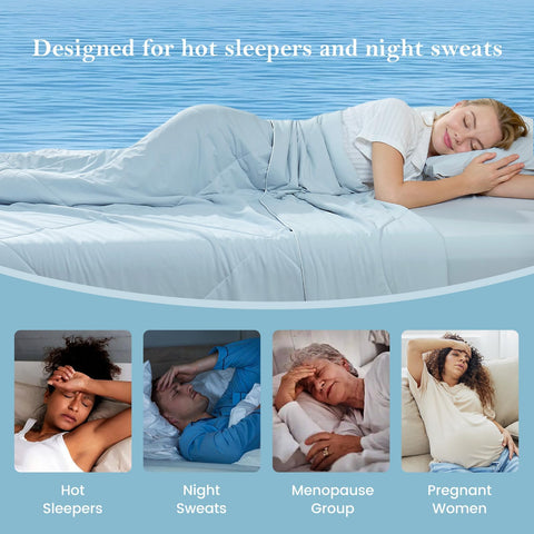 Cozy Bliss cooling comforter king-xl folded highlighting fluffy loft and storage ease