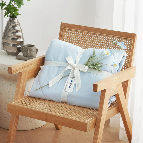 Cozy Bliss cooling comforter king-xl stitching detail demonstrating durable construction