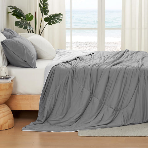 Sealed packaging of Cozy Bliss cooling comforter ready for gifting.